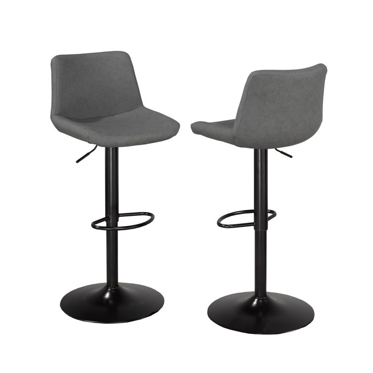 Latitude Run® Ingelise Swivel Adjustable Height Bar Stool Wayfair